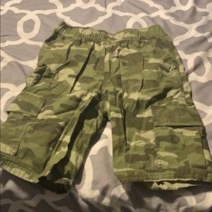 Boys Camo Cargo Shorts
